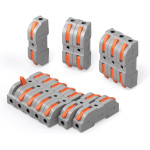 set 34 conectori rapizi pentru imbinare fire sonoff d1-1, 32a, gri