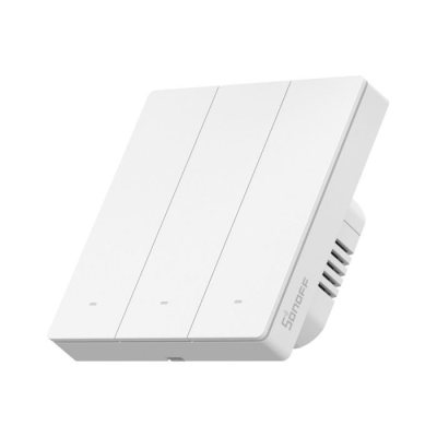 intrerupator smart sonoff m5-3c-80w, wifi, 6a, matter, 3 canale