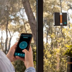 robot curatare geamuri cecotec conga windroid w50 double spray connected, pulverizare dubla, 4 moduri de pulverizare, telecomand