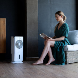 aparat de aer conditionat pe apa cecotec energysilence 3500 cool compact, 65w, capacitate 3.5l, 3 viteze, control touch, telecom