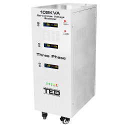 stabilizator retea maxim 102kva-svc cu servomotor trifazat-trifazat ted000064