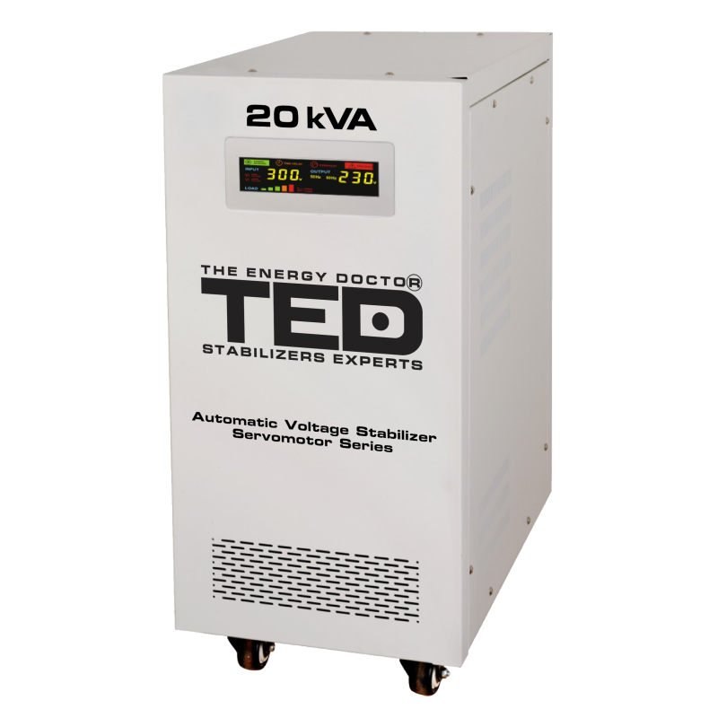 stabilizator retea maxim 20kva-svc cu servomotor monofazat ted001955