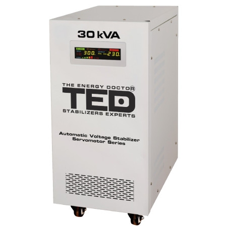 stabilizator retea maxim 30kva-svc cu servomotor monofazat ted001962
