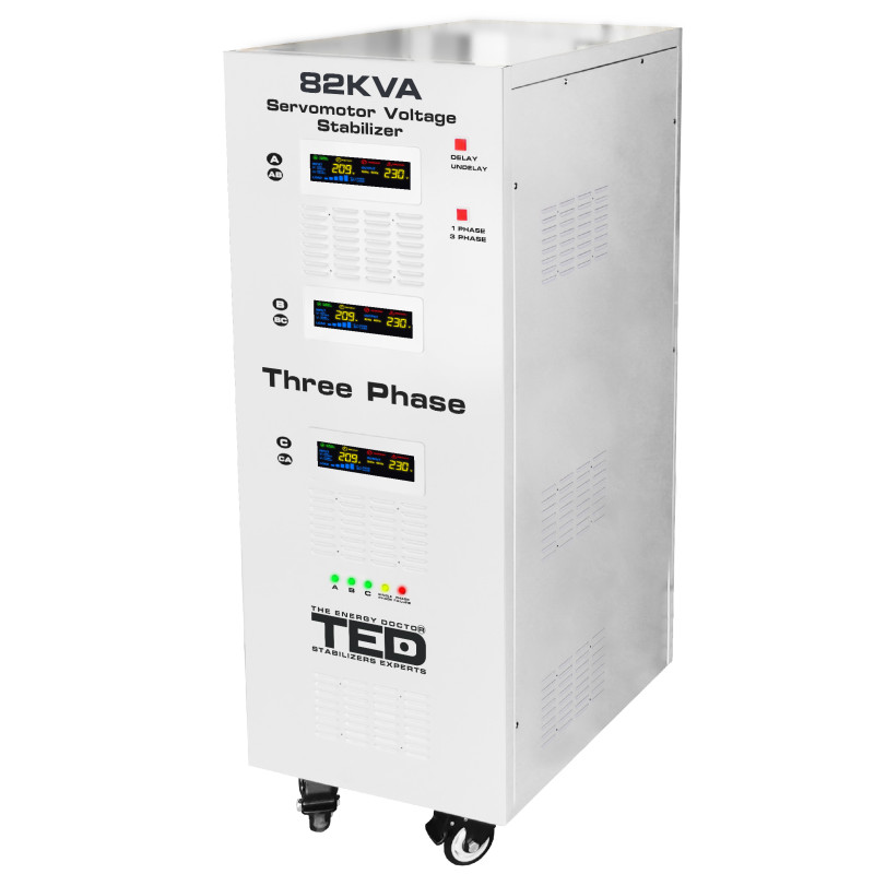 stabilizator retea maxim 82kva-svc cu servomotor trifazat-trifazat ted000224
