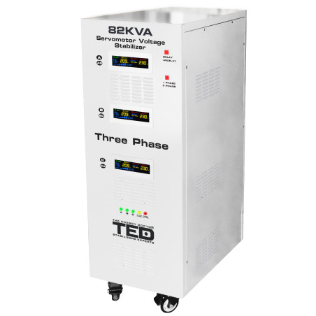 stabilizator retea maxim 82kva-svc cu servomotor trifazat-trifazat ted000224