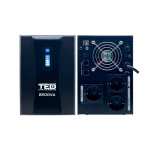 ups 2200va 1250w cu stabilizator si management, 3x schuko, ecran lcd si 4x acumulator 12v 7ah, ted electric ted004666