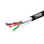 cablu ftp cat.5e cu 0.5 sufa pe, rola 500m, ted cablu ftp cat.5e cu 0.5 sufa pe, rola 500m, ted