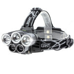 lanterna de cap 5 led 36w, include 2 x 18650, tl-7028-7 ted