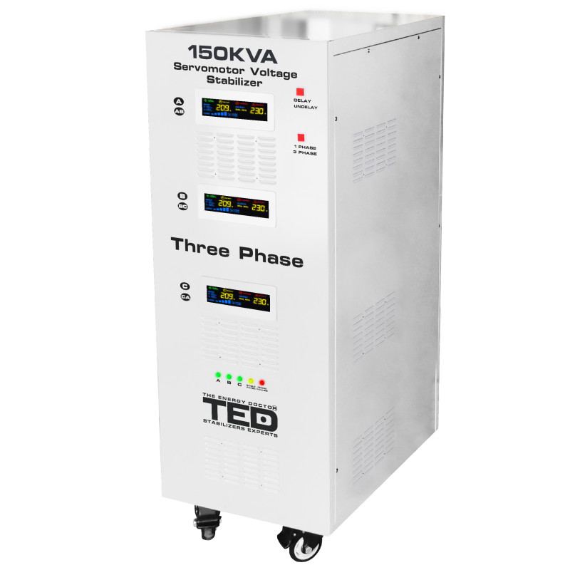 stabilizator retea maxim 150kva-svc cu servomotor trifazat-trifazat ted003591