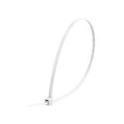 colier plastic 200mm x 2,5mm alb, ted