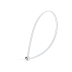 colier plastic 250mm x 3,5mm alb, ted