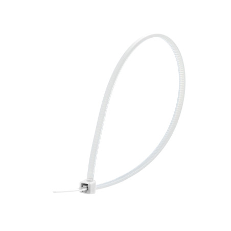 colier plastic 250mm x 3,5mm alb, ted