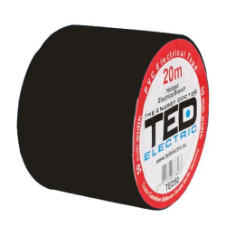 banda izolatoare 20m x 50mm neagra, ted