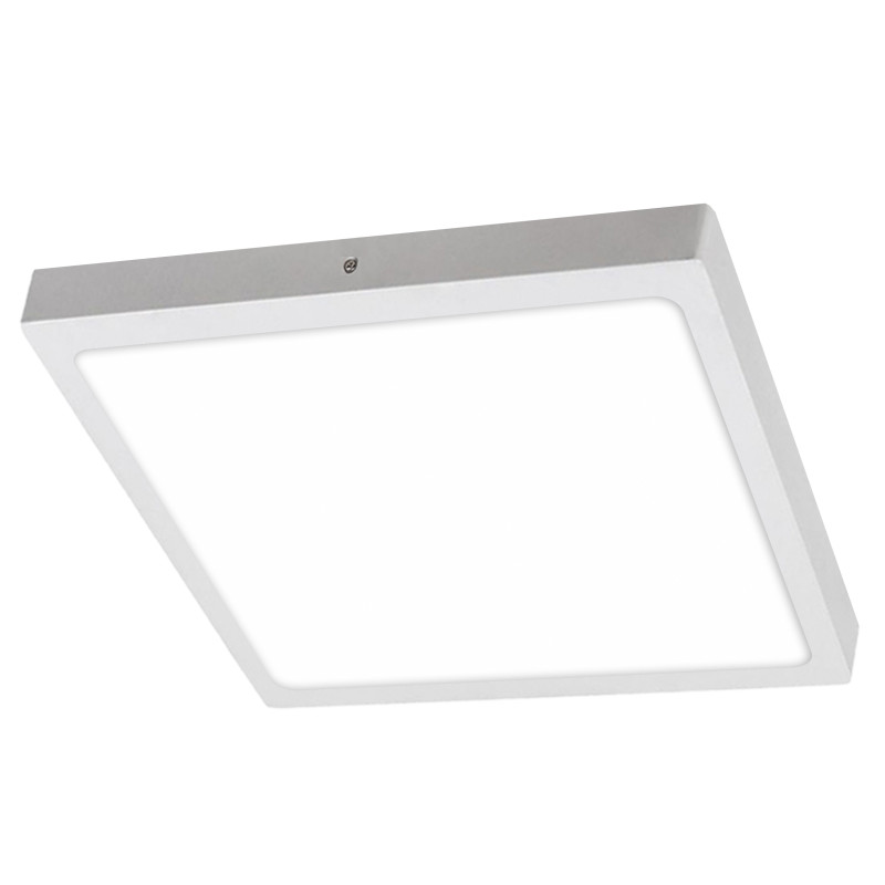 plafoniera led 24w 6400k patrata 1440lm pt, ted