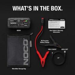 robot pornire auto, jump starter auto 12v portabil, curent pornire 1250a litiu-ion, noco boost gbx45
