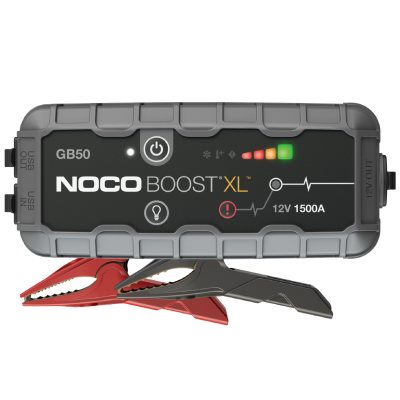 robot pornire auto, jump starter auto 12v portabil, curent pornire 1500a litiu-ion, noco boost gb50