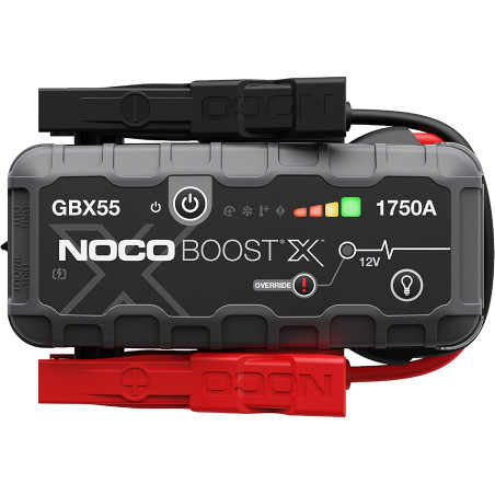 robot pornire auto, jump starter auto 12v portabil, curent pornire 1750a litiu-ion, noco boost gbx55