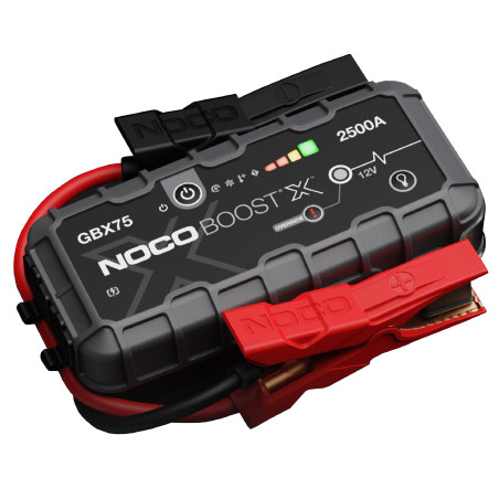 robot pornire auto, jump starter auto 12v portabil, curent pornire 2500a litiu-ion, noco boost gbx75