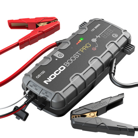 robot pornire auto, jump starter auto 12v portabil, curent pornire 3000a litiu-ion, noco boost gb150