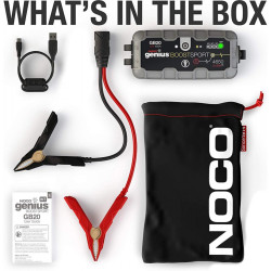 robot pornire auto, jump starter auto 12v portabil, curent pornire 500a litiu-ion, noco boost gb20