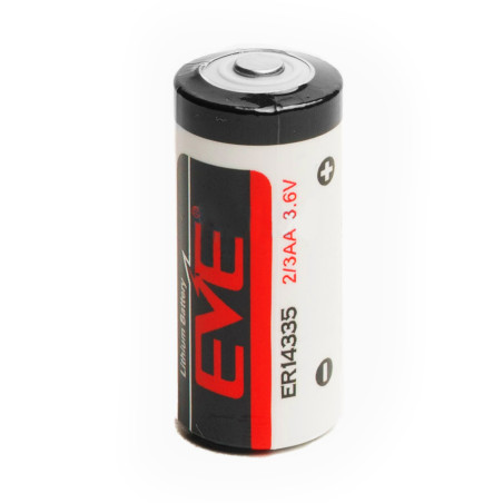 baterie litiu 3.6v 2/3aa 14335 sl-861/s 1650mah, dimensiuni 23.9 x 28.1 mm eve bulk