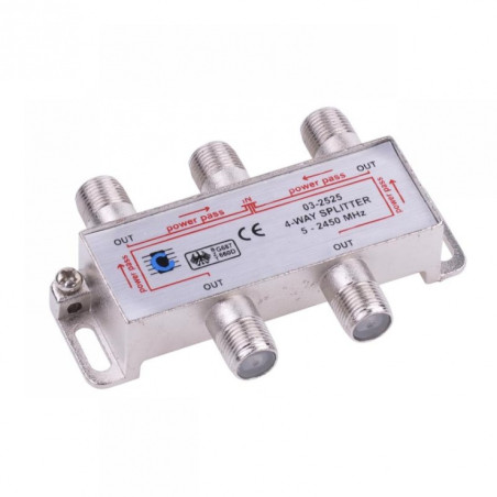 spliter catv 4 cai quality 5 - 2450 mhz ted477500