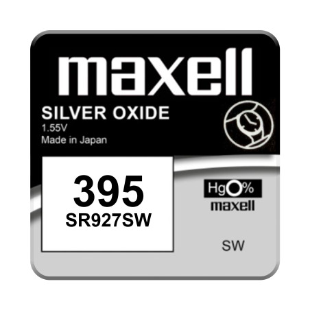baterie ceas sr927w 395 399 1.55v 55mah maxell blister 1