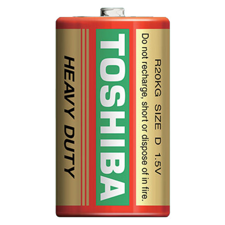 baterii d r20 1.5v toshiba heavy duty bulk 2