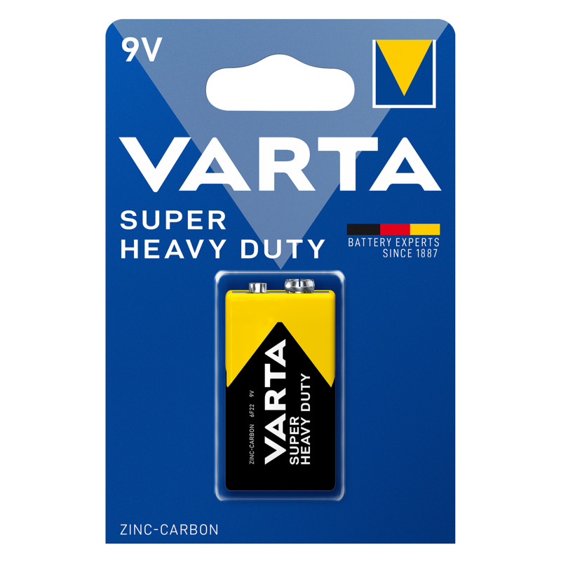 baterie 9v 6f22 6lr61 varta super heavy duty blister 1 baterie 9v 6f22 6lr61 varta super heavy duty blister 1