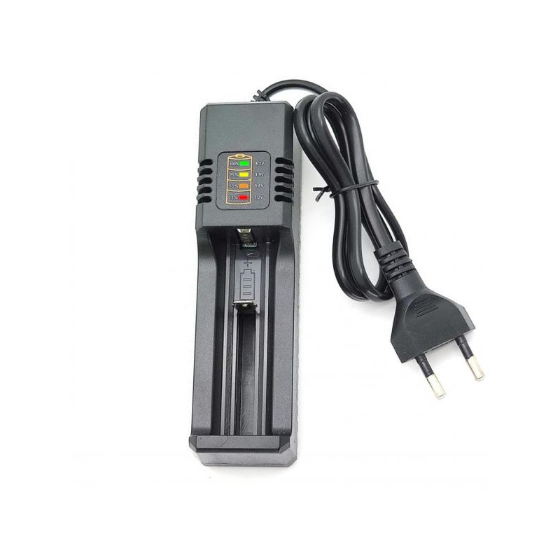 incarcator li-ion 3.7v cu 1 canal de incarcare si indicator, incarca cu 1a, ted electric ms-181ax