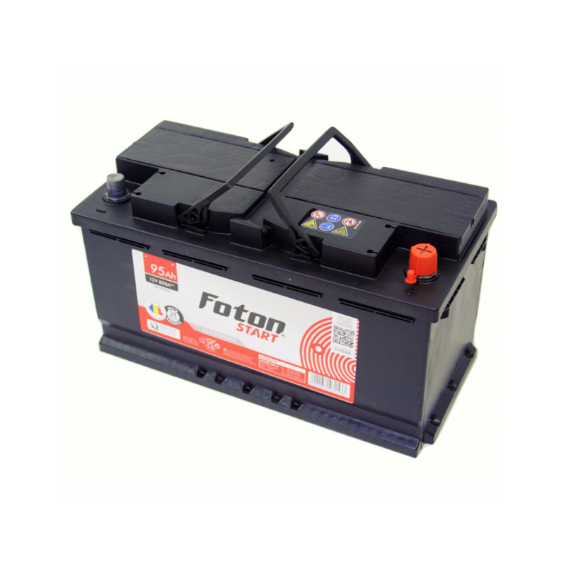 baterie auto 12v 95ah, pornire 800a, dimensiuni 353 x 175 x 190 mm borna+ dreapta foton start baterie auto 12v 95ah, pornire 800a, dimensiuni 353 x 175 x 190 mm borna+ dreapta foton start