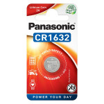 baterie litiu 3v cr1632 120mah, dimensiuni 16 x 3.2 mm panasonic blister 1 baterie litiu 3v cr1632 120mah, dimensiuni 16 x 3.2 mm panasonic blister 1