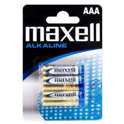 baterii alcaline aaa lr3 1.5v maxell blister 4