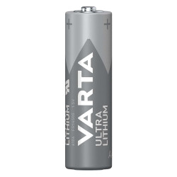 baterie litiu 1.5v aa lr6, dimensiuni 14.5 x 50.5 mm varta blister 4