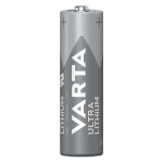 baterie litiu 1.5v aa lr6, dimensiuni 14.5 x 50.5 mm varta blister 4