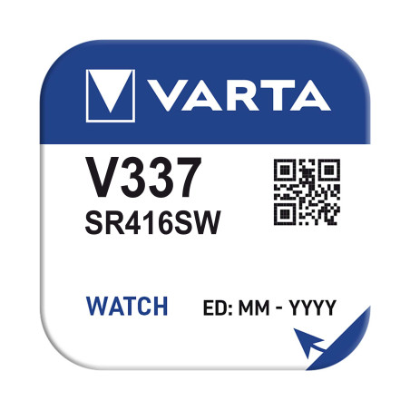baterie ceas sr416sw 337 1.55v 9mah varta blister 1