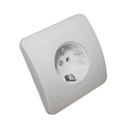 priza simpla st schuko alba od1001 / spn1001