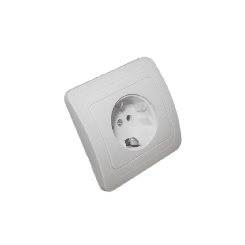 priza simpla st schuko alba od1001 / spn1001
