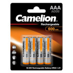 baterie reincarcabila camelion aaa lr3 acumulatori preincarcati ni-mh 1.2v 600mah blister 4