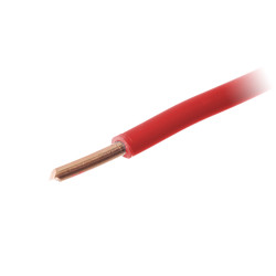conductor 1.5mm, monofilar rosu fy