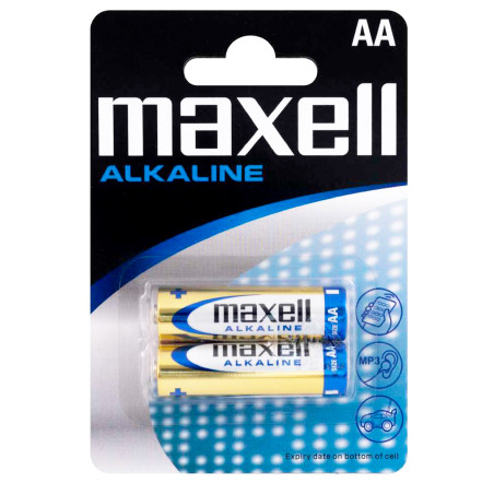 baterii alcaline aa lr6 1.5v maxell blister 2