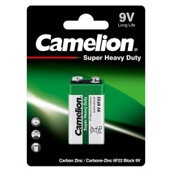 baterie 9v 6f22 6lr61 camelion super heavy duty blister 1