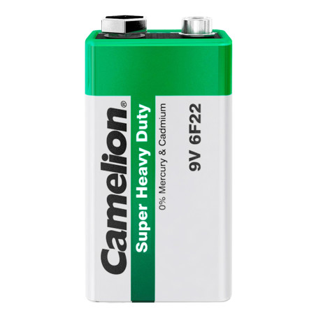 baterie 9v 6f22 6lr61 camelion super heavy duty blister 1
