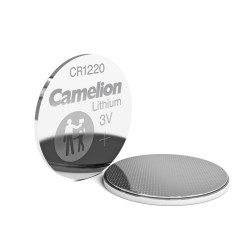 baterie litiu 3v cr1220 38mah, dimensiuni 12 x 20 mm camelion blister 5