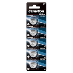 baterie litiu 3v cr1616 50mah, dimensiuni 16 x 1.6 mm camelion blister 5