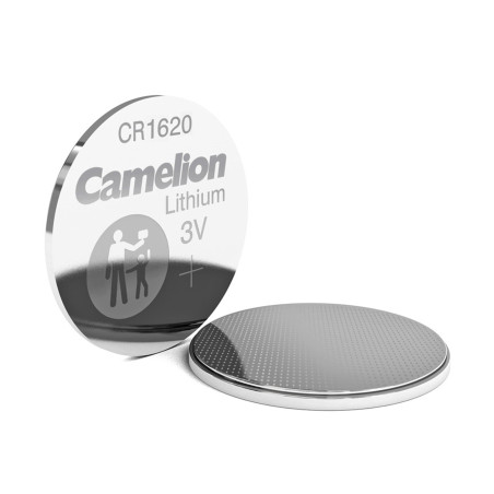 baterie litiu 3v cr1620 90mah, dimensiuni 16 x 20 mm camelion blister 5