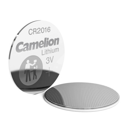 baterie litiu 3v cr2016 75mah, dimensiuni 20 x 1.6 mm camelion blister 5