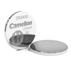 baterie litiu 3v cr2430 270mah, dimensiuni 24 x 30 mm camelion blister 1