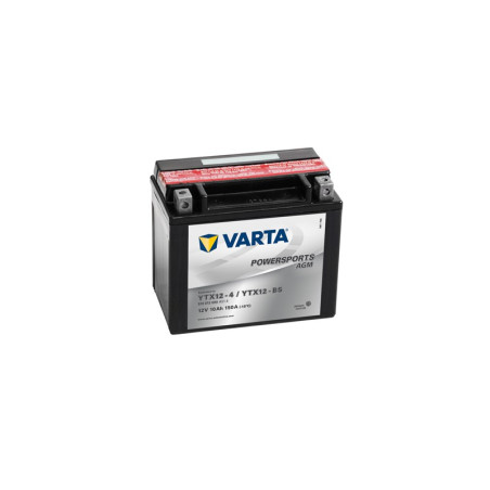baterie moto 12v 10ah, pornire 150a, dimensiuni 152 x 88 x 131 mm varta agm borna+ stanga 510012009