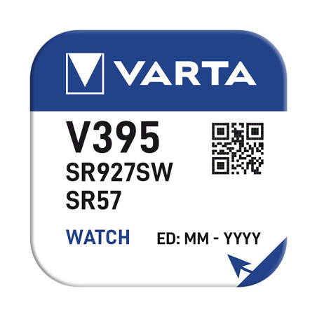 baterie ceas sr927w 395 1.55v 38mah varta blister 1